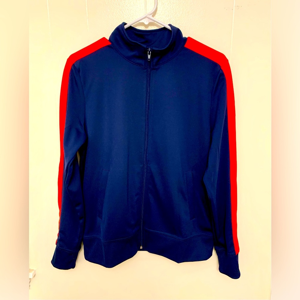 COPY - Ideology Med Jacket/Pants Track Suit Navy Blue/Red Full Zip